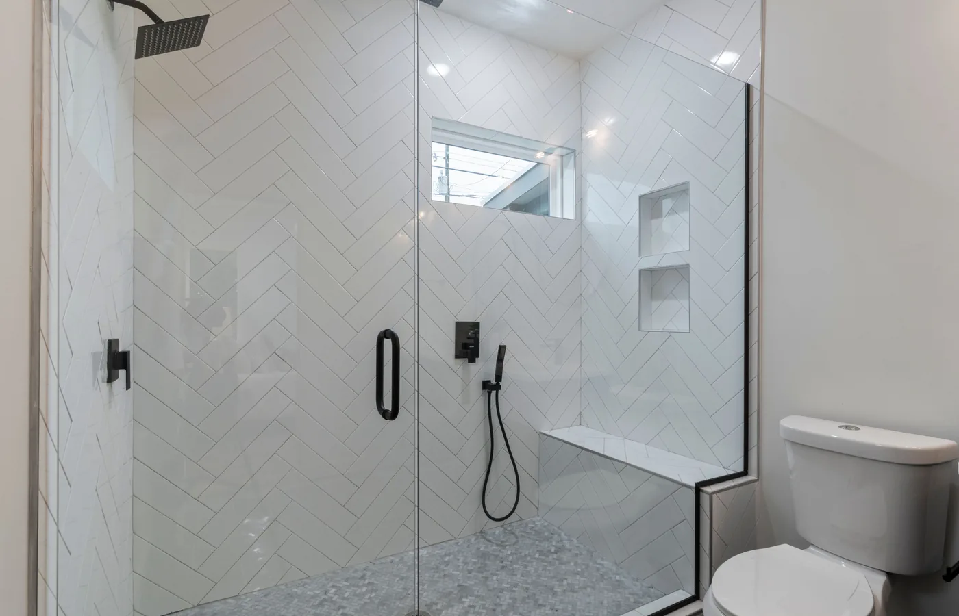 Modern accessible bathroom